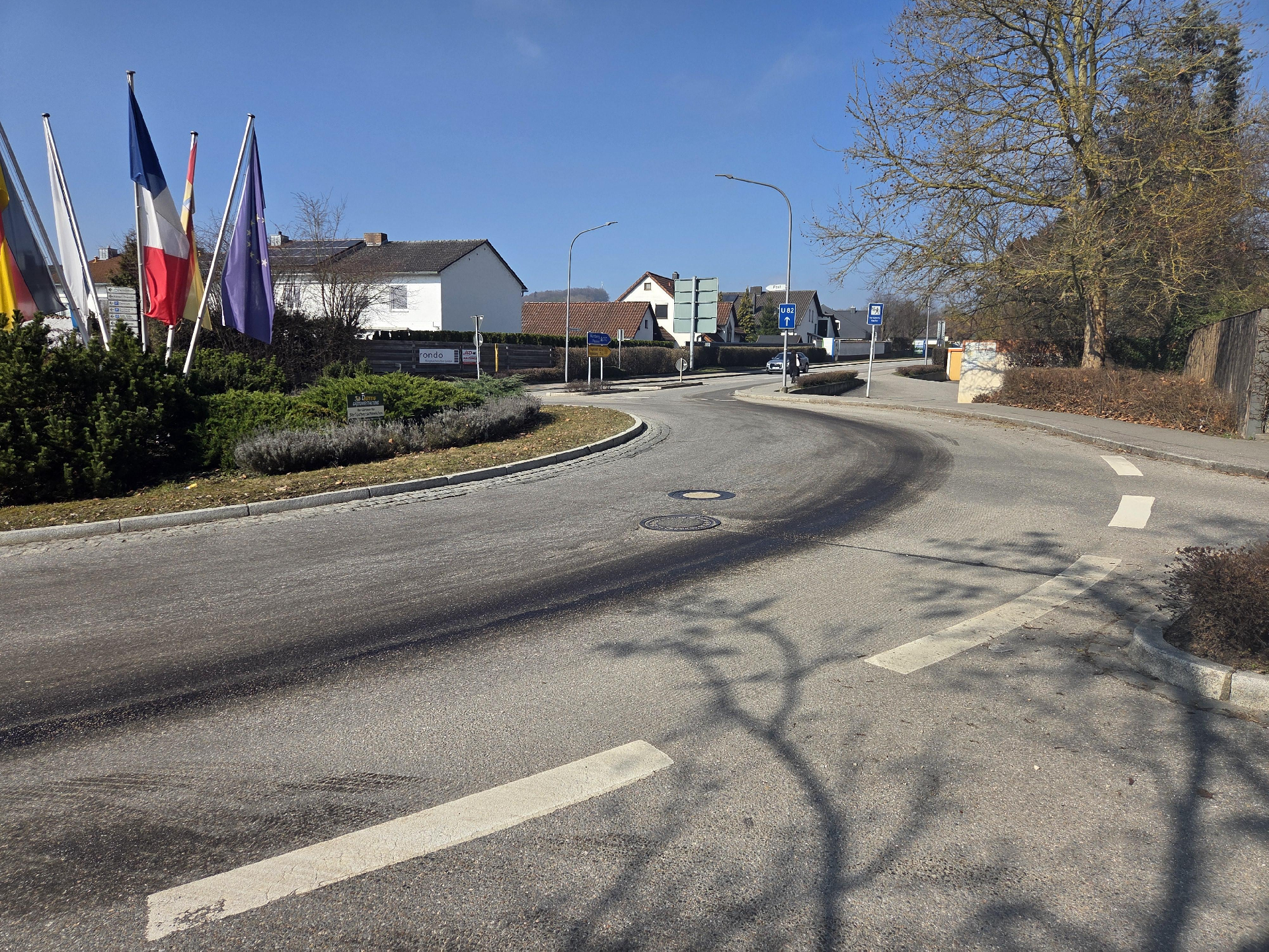 Einsatzfoto Dieselspur